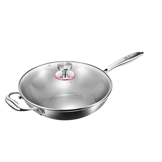 SXcggal Titanium Pan With Lid 2025 Durable Scratch Non Stick Titanium Pan For Cooking Healthy Unbreakable Multitaskig Cookware