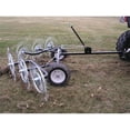 thumbnail image 1 of Yard Tuff 60” Steel Tow Behind Acreage Rake Lawn Sweeper with Pin Style Hitch, 1 of 5