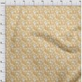 thumbnail image 3 of oneOone Cotton Jersey Pale Orange Fabric Texture & Triangle Geometric Sewing Craft Projects Fabric Prints By Yard 58 Inch Wide, 3 of 4