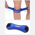 thumbnail image 2 of Compression Patella Support Strap - Cloth, SBR, Nylon & EVA Knee Protector for Outdoor Cycling, Hiking, Basketball - Lightweight, Easy-to-Wear Exercise Gear (Available in Rose Red, Red, Blue, Black), 2 of 6