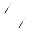 thumbnail image 3 of Maytalsory Awl Stainless Steel Wood Handle Sewing DIY Stitching Craft Tailor Hole Punching Repair Handmade Marking Stabber Tool Type 2 2Set, 3 of 6