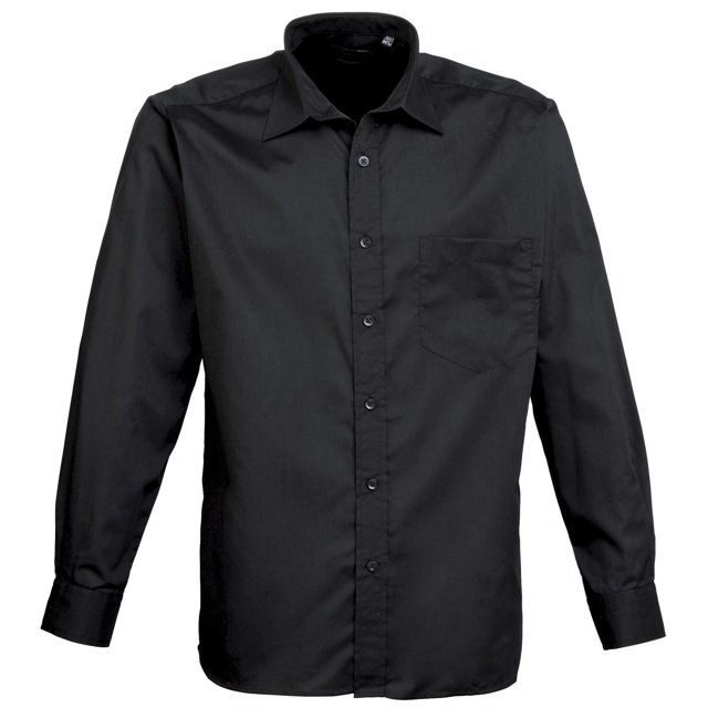 Premier Chemise Habillée en Popeline à Manches Longues pour Hommes Premier
