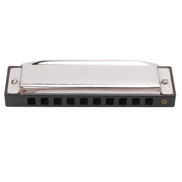 G Key Harmonica,G Key Harmonica 10 Hole Harmonica Musical Instrument Optimized for Excellence