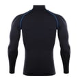 thumbnail image 4 of Haut Athlétique pour Hommes, Haut de Compression à Haute Élasticité pour Hommes Haut d'Entraînement pour Hommes Chandails de Compression pour Hommes Intégration Sans Coutures, 4 of 8