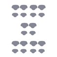 thumbnail image 3 of kurtrusly Adjustable Shoe Heel Pad Insoles for High Heels Customizable Heel Repair Stick light gray 5Set, 3 of 6
