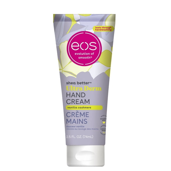 eos Shea Better Hand Cream, Vanilla Cashmere, Natural Shea Butter, 24HR Hydration, 2.5 fl oz
