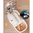 thumbnail image 3 of Compact Jet-Black Pill Splitter and Dispenser with Dual-Split Function and Lock-Buckle Design for Easy Portability, 3 of 6