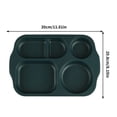 thumbnail image 3 of Yhmxh Plates Set Kitchen Gadgets Wheats Straw Children's Meal Plates Student Five Meal Plates Thickened Cafeteria Partition Tableware Multi Lunch Plates Kitchen Essentials Kitchen Accessories, 3 of 5
