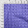 thumbnail image 2 of oneOone Polyester Spandex Medium Blue Fabric Damask Scroll Craft Projects Decor Fabric Printed By The Yard 56 Inch Wide, 2 of 4