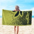 thumbnail image 1 of Microfiber Beach Towel Super Colorful Bath Towel Sandproof Beach Blanket Multi-Purpose Towel For Travel Swimming Pool 30x60 Inch, 1 of 8