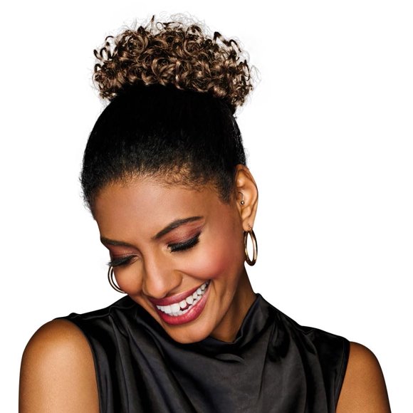 Hairuwear Hairdo Coily Wrap Hair Attachment For Instant Good Hair Days R29S+ Glazed Strawberry