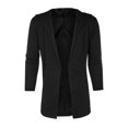 thumbnail image 4 of POINTERTECK Trench-Coat à Capuche pour Hommes, Veste Cardigan à Manches Longues, 4 of 5