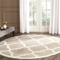 thumbnail image 2 of Safavieh Amherst Navy Indoor Outdoor Rug - Round 7', 2 of 2