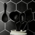 thumbnail image 5 of Thyme & Table Food-Safe Silicone Turner with Beechwood Handle, Black, 5 of 5