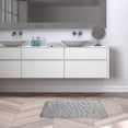 thumbnail image 4 of 4-Piece Memory Foam Bathroom Rug Set with Non-Slip Backing - Includes Bath Mat, Toilet Mat, U-Shaped Contour Rug & Lid Cover - Super Soft Absorbent Machine Washable Mats for Bathroom Floor, 4 of 7