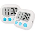thumbnail image 1 of EcoNesxp White digital kitchen cooking timer 2-pack Digital kitchen cooking timer, 1 of 5
