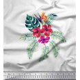 thumbnail image 1 of Soimoi Poly Georgette Fabric Floral & Leaves Tropical Decor Fabric Printed Yard 42 Inch Wide, 1 of 2