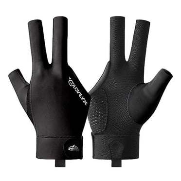 1pcs Snooker Pool Billiard Glove Cue Shooter Spandex 3 Finger Glove High Quality Black Right