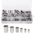 thumbnail image 1 of Boxed Rivet Nut,93Pcs Stainless Steel Rivet Hardware Tools Rivet Nut Tailored for Perfection, 1 of 14