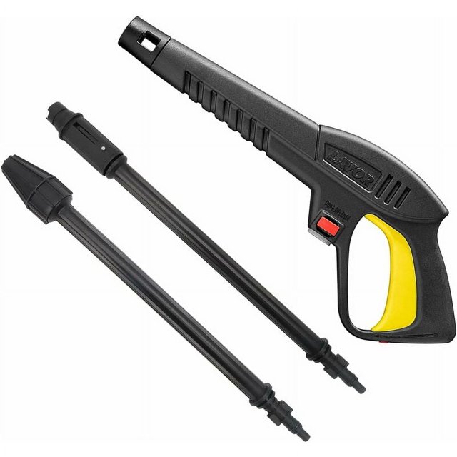 Pistolet à Eau Haute Pression avec lance à jet variable et lance Rotative, compatible avec Laveuses à Pression Lavor H532