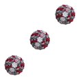 thumbnail image 2 of Baohd Wide Application Wedding Bouquets Elegant For All Occasions Low Maintenance Dark red + darkgray 3Set, 2 of 6