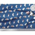 thumbnail image 3 of Soimoi Modal Satin Fabric Ghost Halloween Printed Craft Fabric by The Yard 42 Inch Wide, 3 of 3