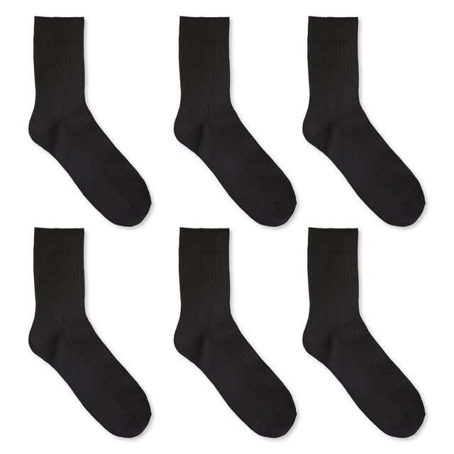 George Women's Mid-Crew Socks 6-Pack