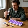 thumbnail image 4 of EGNMCR Tools&Home Improvement Monthly Pills Organizer With Lid Arthritis Friendly EasyOpen Lids 31 Removable Daily Pills Pods Date Reminder Travel Case For Vitamins Medications storage boxSS, 4 of 7
