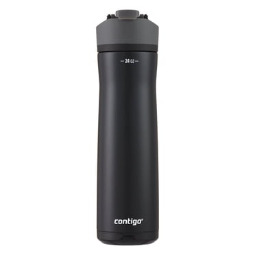 Contigo Cortland Chill 2.0 Stainless Steel Water Bottle with AUTOSEAL Lid, Licorice, 24 oz (709 mL)