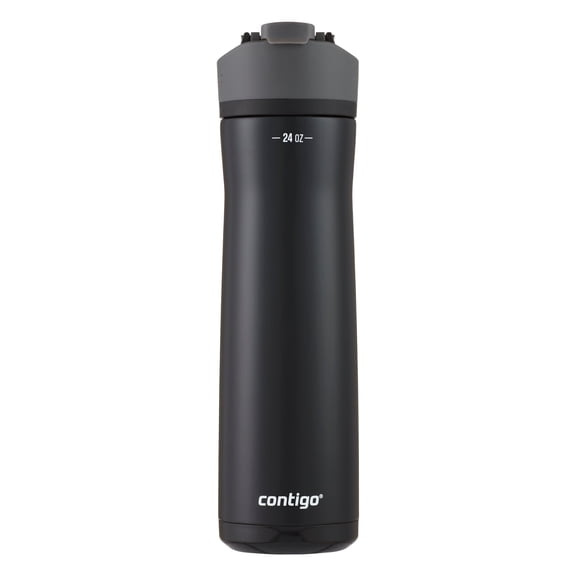 Bouteille d’eau Contigo Cortland Chill 2.0, acier inoxydable, isolation sous vide, couvercle à verrouillage automatique, réglisse