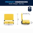 thumbnail image 3 of Grandstand Comfort Seats by Flash with Ultra-Padded Seat in Red, 3 of 9