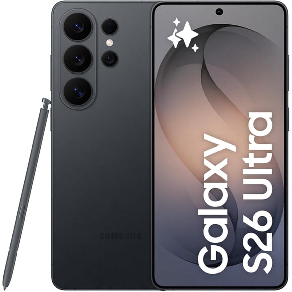 Samsung Galaxy S26 Ultra (256GB,12GB RAM) - Brand New -Unlocked - Android AI Smartphone | 6.9” Dynamic AMOLED 120Hz Privacy Display | 200 MP Camera| Dual SIM | International Version