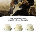 thumbnail image 3 of Guitar Knobs, 3 PCS Clear Lettering Guitar Potentiometer Knobs Electric Guitar Volume Control Knob Replacement For Electric Guitar Bass, 3 of 8