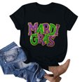 thumbnail image 5 of TIMIFIS T-Shirts pour Femmes Été Printemps Hauts Manches Courtes Coupe Classique T-Shirts Mode Imprimé Col Rond Tee Blouses, 5 of 5