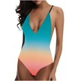 thumbnail image 1 of Birdeem Women Fasion Bikini Print Strappy Back Set Swimsuits Plus Size Bathing Suits Tankinis Swimwear, 1 of 9