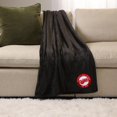 thumbnail image 1 of NHL, NBA, MLB Black Sports Throw Blanket, 50" x 60", 1 of 5
