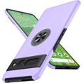 thumbnail image 1 of KOMI for Google Pixel 7 Pro Case, Slim Fit Case for Pixel 7 Pro with Ring Holder Kickstand,[Military Grade Drop Tested] Dual Layer Shockproof Protective Phone Case for Pixel 7 Pro 6.7", Purple, 1 of 5