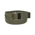 thumbnail image 1 of CTM® Cotton Adjustable Belt with Brass Buckle, 1 of 1