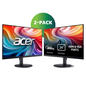Acer 24 de pouce SA243Y P0Dbi FHD Moniteur ultra-mince 144Hz (1920x1080) 2-Pack