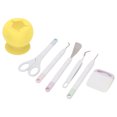 thumbnail image 3 of Vinyl Weeding Tools Set  , Clear Debris DIY Production Craft Tools Set Prevent Tearing  For Cameos For Silhouettes For Lettering Yellow, 3 of 8