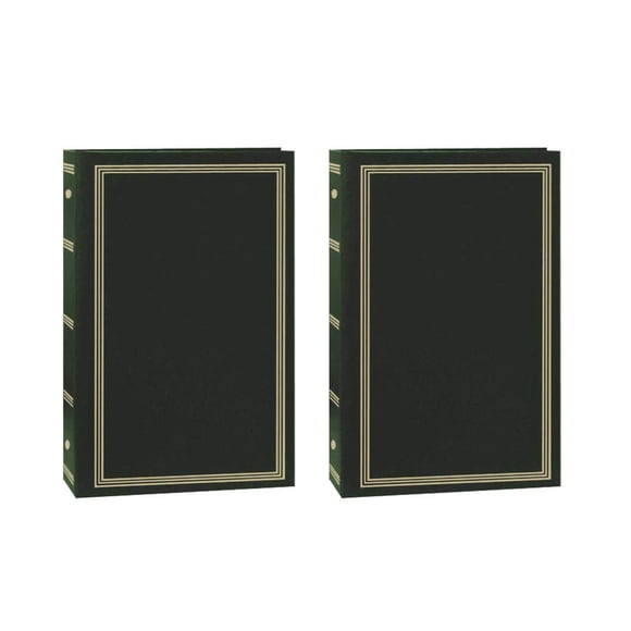 Pioneer Pocket 3-Ring 4x6 Photo Album (Green/2 Pack)