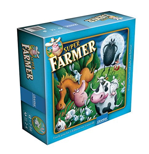 Super Farmer: A Game of Planning and Risk Bilingual Edition Board Game