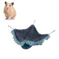 thumbnail image 3 of Double Layer Small Pet Swing Hammock, Washable Soft Portable Warm Attractive Double Lace Hamster Hammock  For Parrots For Ferret, 3 of 8