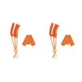 thumbnail image 2 of Maytalsory Window Blinds Dual Purpose Brush For Easy Cleaning Cleaning Brush Microfiber Duster PP Made Easy To Clean Orange + Cloth 2Set, 2 of 6