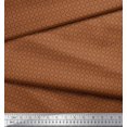 thumbnail image 2 of Soimoi Brown polyester Crepe Fabric Artistic Geometric Print Fabric by Yard 52 Inch Wide, 2 of 3