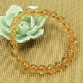 thumbnail image 3 of Bracelet Extensible Unisexe en Perles Rondes de 8 mm en Pierre Précieuse de Citrine AA Naturelle 7 Pouces, 3 of 5