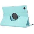 thumbnail image 1 of Étui Hybride Mince pour iPad 11e Génération (A16) 2025, iPad 10e Génération Tablette 10,9 Pouces (Modèle 2022) - Étui Antichoc Rotative Intégrée avec Dos Transparent Clair, Réveil/sommeil Automatique - Bleu Ciel, 1 of 5