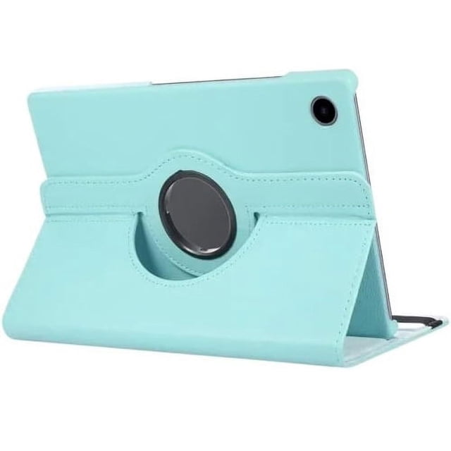 Étui Hybride Mince pour iPad 11e Génération (A16) 2025 et iPad 10e Génération Tablette 10,9 Pouces (Modèle 2022) en Bleu Ciel. Comprend une Étui Antichoc Rotative à 360 Degrés Intégrée, une Étui Arrière Transparente Claire et une Fonction Réveil/sommeil Automatique. Fait d'Un Cuir Synthétique de Qualité Supérieure avec un Intérieur en Microfibre Douce et une Étui Arrière Rigide en PC pour une protection Complète contre les Égratignures et les Empreintes Digitales. Comprend un Support Intégré pour des angles de Vision Polyvalents, Convient