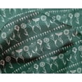 thumbnail image 5 of oneOone Silk Tabby Dark Green Fabric Block Craft Projects Decor Fabric Printed By The Yard 42 Inch Wide-XY, 5 of 5