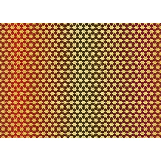 Ahgly Company Machine Washable Indoor Rectangle Transitional Golden Brown Yellow Area Rugs, 5' x 8'